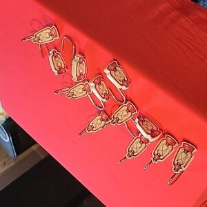 Camping Shower Hooks,Red Lantern,NWOT